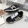 PA Steven Genuine Training Shoes Men Top Layer Leather Cowskin Mick Lander Running Shoe Black Grey Blue Brown Trainers Walking Fitness Sports Sneakers