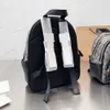 Designer ryggsäck väska klassisk c tryck designer väska kvinnor män läder rygg förpackning duffel väska unisex handväska 2 storlekar på skolväskor