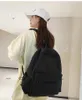 Schultaschen Koreanische Mode Student Schultasche Einfarbige Einfachheit Nylon Große Kapazität Reiserucksack Frauen Doppelte Schulter Laptoptasche