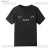 T-shirts pour hommes Digner Summer Port Fashion Balman Classique Manches Courtes Paris Lettre Imprimé T-shirt Hommes Et Femmes Couples Lâche High Street Tees L230518