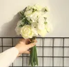 Decorative Flowers Flocking Bouquet Artificial Home Decoration Wedding Flower Pots