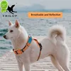 New Pet Reflective Nylon Dog Harness No Pull Adjustable Medium Large Naughty Dog Vest Safety Vehicular Lead Walking Running