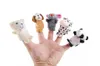 7cm Cute Mini Finger Puppet Baby Kids Plush Toys Doll 10 Styles Cartoon Animal Group Plus Stuffed Animals Toy Dolls For Child Gifts