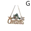 Christmas Decorations Wooden Claus Door Hanging Pendant Oranments Wall Xmas Decor For Home 2023 Navidad Noel Happy Year Pendants