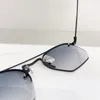 Gafas de sol para hombres, mujeres, diseñadores de verano, estilo 422, placa retro anti-ultravioleta, gafas sin marco, caja aleatoria