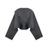 Pulls pour femmes 2023 printemps pour femmes Style coréen pull en tricot jupe chemise costume 3 pièces ensembles moulant rétro Y2k