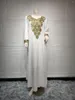 Ethnic Clothing Morocco Kaftan Dubai Abaya Embroidered Maxi Dress Mubarak Islamic Robe Muslim