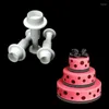 Baking Moulds Kitchen Craft Mousse Cake Mold Fondant Icing Plunger Cutters Star Round Diamond Heart Shape Bakeware