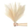 Vases Faux Pampas Grass Big Tall Fluffy Bulrush Reed Per Riempire Vasi Casa Soggiorno Cucina Matrimonio