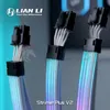 Refroidissement Lian Li Strimer plus V2 RVB PSU Câble d'extension ATX 24pin GPU DUAL / TRIPLE 8PIN PC Armoire de modding Power Cable Officiel