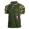 남성용 폴로 군대 전술 폴로 셔츠 군대 남자 T. 미국 짧은 소매 사냥 하이킹 의류 탑 티브 야외 티셔츠