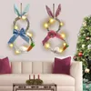 Flores decorativas Ano 2023 Presente Christmas Páscoa LED Grusinhas leves pingentes de Natal Decorações de ornamentos para decoração de Navidad em casa