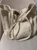 Avondtassen grote canvas schouder shopper tas voor vrouwen 2023 doek mode Koreaanse meisjesstudent Tote Shopping Woman Handtassen