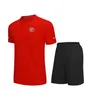 Walsall F.C. Männer Kinder Freizeit Trainingsanzüge Jersey Schnell trocknender Kurzarmanzug Outdoor-Sportshirt