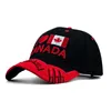 Snapbacks ny vår sommar svart vit flagga av canada baseball cap män och kvinnor fiske sport skugga g230529