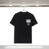 T-shirt da uomo firmata Summer Luxury Casual Streetwear Abbigliamento sportivo all'aperto Modello di stampa Logo classico Uomo T-shirt girocollo bianca traspirante di alta qualità