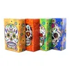 Colorful Smoking Skull Ghost Head Pattern Cigarette Cases Plastic Storage Box Exclusive Housing Automatic Spring Opening Flip Cover Moistureproof Stash Case