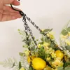 Decorative Flowers Flower Arrangement Hanging Basket Plants Faux Outdoor Indoor Container Flowerpot Wreath Balcony Planter Holder