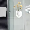 Vasi 1PC Additivo in silicone Vaso appiccicoso Facile rimovibile da parete e frigorifero Pianta da fiori Accessori per la decorazione della casa fai-da-te