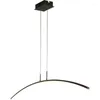 Hängslampor LED -lampor Dimning för matsal kök rumssuspension armatur ankomst modern sladd hängande lampa
