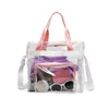 Andere tassen zomer grote capaciteit transparante crossbody tas vrouwen zwemmen heldere strandtas zakken met schouderband