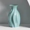 Wazony Unikalny ceramiczny kwiat minimalistyczny mini hodowlanie kwiatowy uchwyt na półki na książki suche