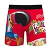 Onderbroek Heren Kerstondergoed Kerstmis Boxers Briefs SEXY slipje 3D Gedrukte nieuwigheid Boxer Shorts Male U Convex Pouch