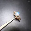 Klusterringar äkta naturlig eld opal ring solid 925 sterling silver för kvinnor färg ädelsten 6mm 8mm fina smycken