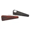 Smoking Pipes Wood Pipe Handmade Briar Durable Portable Smoke For Accessory Herb Grinder Colorf Drop Delivery Home Garden Household Dhdns