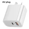 20W Fast Charging Type c USb-C Wall Charger Portable Power Adapters For Samsung Huawei Xiaomi EU US Plug