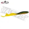 Hameçons de pêche WALK FISH 4PCS Jigging Wobblers Leurre 12.5cm 5.5g alose T queue appât souple Aritificial Silicone Leurres Bass Pike 230526