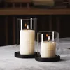 Vases Candle Holder For Dining Table Decor Decorative Tea Light Candel Decoration Vintage Wedding Stand