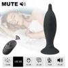 Afstandsbediening prostaat massager unisex seksspeelt voor vrouwen mannen openen plug vibrator anale expander dilatator