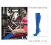 Sports Socks Compression Atheletic Football Gestando meias de enfermagem Fit Running Flight Travel Outdoor caminhada