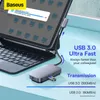 Hubs Baseus USB C HUB Type C HUB to HDMIcompatible USB 3.0 PD Port Mobile Phone USBC USB HUB Adapter For MacBook Pro For iPad Pro