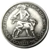 USA 1938 New Rochelle Half Dollar Silver Plated Copy Coin