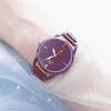 Starry Sky Luxury Brand Rose Gold Quartz Cinturino da donna in acciaio inossidabile Reloj Muji Good 2019 G230529