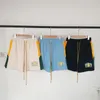 Erkek Şort Rhude Şort Tasarımcıları Mens Shorts Erkek Basketbol Kısa Pantolon 2023 Luxurys Yaz Plajı Palmiye Mektubu Mesh Street Moda Sweatpants LPM