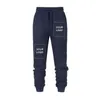 Мужские брюки на заказ изготовлены мужски флисовые спортивные штаны черно -белые серо -серой темно -синие повседневные брюки Unisex Hip Hop Streetwear Y2K