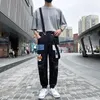 Men's Pants Korean Fashion Overalls Spring And Autumn Street Wear Men High Casual Graphic Sweatpants 2023