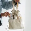 أكياس تخزين سعة كبيرة السطح الرباطية القماش معزول كيس الغداء ثخانة Bento Box Box Tote Cooler Handbag Picnic Food Bateer