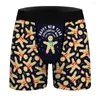 Caleçons hommes boxeurs de noël slips sous-vêtements de noël 3D imprimé nouveauté Boxer Shorts culottes douces Sexy mâle Boxershorts