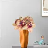Decorative Flowers DIY Exquisite Six Branch Fake Butterfly Orchid Flower Scene Layout Home Supply