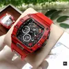 Richarmill Watch Luxury Ins Watches Miller Watch Reprint Mens och Womens Watch Black Technology Limited Edition Cutout Trendy Watch Swiss ZF Factory