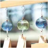 Hooks Rails Rotating Wind Chime Hook Stainless Steel Sshape Chimes Flower Basket Led Solar Light Hangers Drop Delivery Home Garden Dhno0