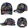 Snapbacks Men's Valentine's New Fashion Graffiti Baseball Cap ajustável Hip Hop Rap Sports Sun Hat Wholesale G230529