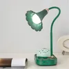Lampes de table USB rechargeable rétro lampe à LED lecture de nuit livre protections des yeux lumière dimmable chevet chambre 4