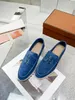 Men Women Casual Shoes Luxury Designer LP Flat Bottom Lock Tassel Lefu Shoes Fashion Comfortable Casual Couple Shoes Size 35-45