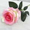 Decorative Flowers 3 Pieces Single High Quality Silk Faux Rose Wedding Decor Home Table Bouquet Arrangement Fake Plants Valentine's Day