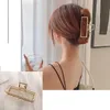 Andere nieuwe metalen klauwclip voor vrouwen goud geometrisch haar klauw groot formaat hoofdband haarspeld klauw clip haar krab haar